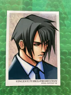 Final Fantasy Art Museum Vincent Valentine Turk Promo Card Very Rare - Image 1
