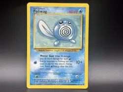 Poliwag Base Set 59/102 Pokemon TCG Trading Card Game 1995 1996 1997 Tadpole - Image 1