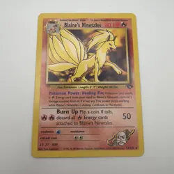 Pokemon Card - Blaine's Ninetales Gym Challenge 21/132 Rare 1st Edition - Image 1