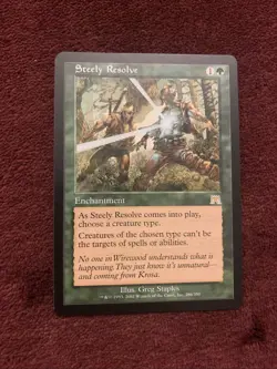 Steely Resolve Onslaught Regular NM+ Magic The Gathering MTG Card Unplayed X1 - Image 1