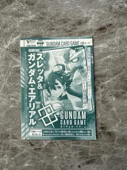Bandai Gundam Card Game Resource RP-009 Suletta & Gundam Aerial card - Image 2