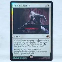 Fateful Absence 018/277 Innistrad: Midnight Hunt Foil Magic The Gathering - Image 1