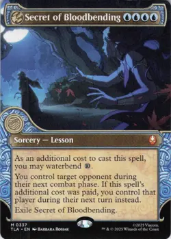 MTG Secret of Bloodbending (Showcase) (337) | NM | Avatar: Last Airbender {TLA} - Image 1