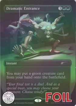 MTG Dramatic Entrance (Rainbow Foil) (2290) | NM Foil | Secret Lair Avatar {SLD} - Image 1