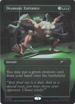 MTG Dramatic Entrance (Rainbow Foil) (2290) | NM Foil | Secret Lair Avatar {SLD} - Image 2