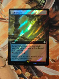 Sulfur Falls (Extended Art) (Surge Foil) - Universes Beyond: Fallout (PIP) -nm - Image 1