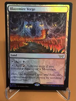 Blazemire Verge Duskmourn: House of Horror Foil - Image 1