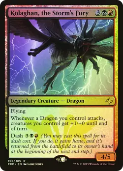 MTG FOIL Kolaghan, the Storm's Fury - Fate Reforged #155 - Image 1