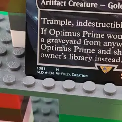 Darksteel Colossus (Optimus Prime) Magic The Gathering SLD *FOIL* - Image 4