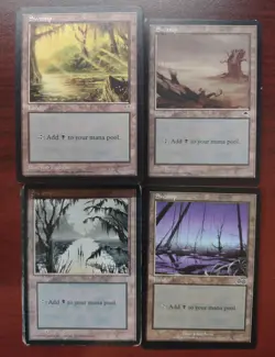 300+ Basic Land ~ Tempest Mirage Ice Age ~ mtg Vintage Mana MIXED Lot Played - Image 4