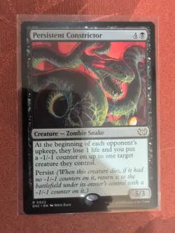 Persistent Constrictor Commander: Duskmourn: House of Horror Regular - Image 1