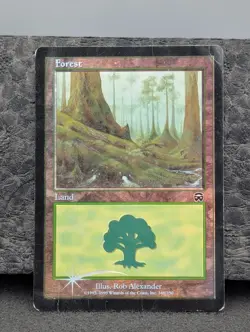 HP - Forest (348) - Mercadian Masques - Foil - Magic The Gathering English MTG - Image 1