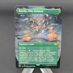 Boseiju, Who Endures (Borderless) Kamigawa: Neon Dynasty Regular NM - Image 1