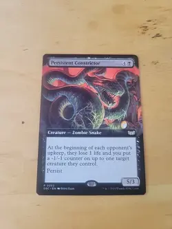 Persistent Constrictor (Extended Art) Commander: Duskmourn: House of Horror - Image 2