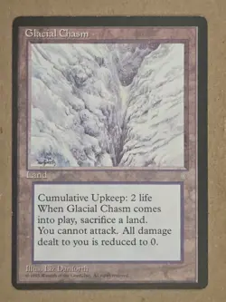 Glacial Chasm - Ice Age - Near Mint | MTG - Image 1