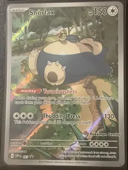 Pokemon Scarlet & Violet TCG Pokemon Center promo Snorlax-Pikachu etc lot - Image 2