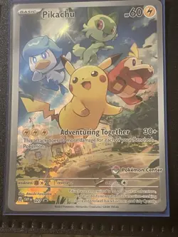 Pokemon Scarlet & Violet TCG Pokemon Center promo Snorlax-Pikachu etc lot - Image 3