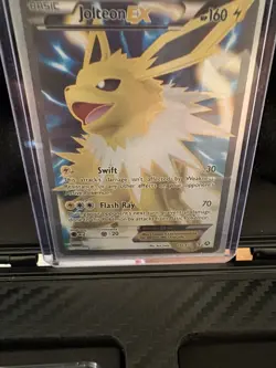Pokemon Card Jolteon EX 28a/83 Generations Ultra Rare Holo Full Art Played - Image 1
