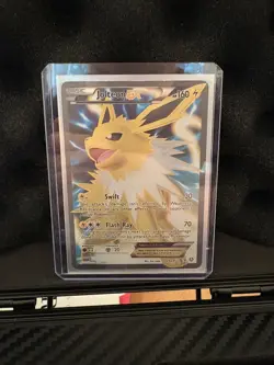Pokemon Card Jolteon EX 28a/83 Generations Ultra Rare Holo Full Art Played - Image 2