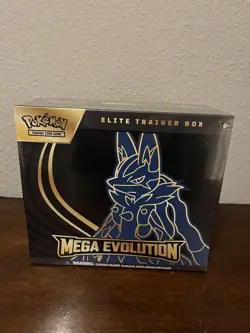 Pokemon Mega Evolutions ETB Lucario Sealed Box - Image 1