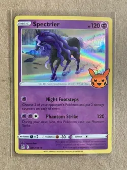 2023 Pokemon Trick Or Trade - SPECTRIER #81 (HOLO) - Pack To Sleeve - Image 1