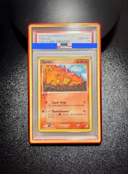PSA 10 Pokemon Kids’ WB! Torchic Poke Card Creator - Image 1