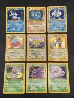 Vintage Holo Rare Pokemon Card Lot - WOTC Era Collection - 1999/2000 - MP/HP - Image 1