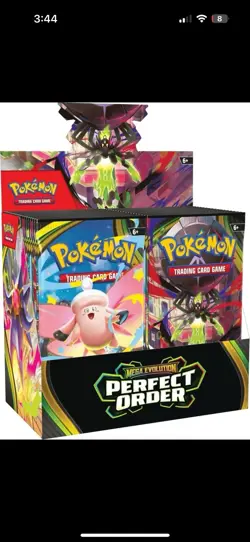 Pokemon TCG: Mega Evolution-Perfect Order Booster Display Box (36 Packs) PRESALE - Image 1