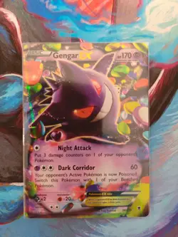 Pokemon TCG Phantom Forces Gengar EX Ultra Rare 34/119 Holo NM - Image 1