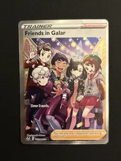 Pokemon TCG Friends in Galar TG23/TG30 SWSH12 Silver Tempest Ultra Rare - Image 1