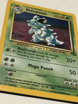 Pokemon TCG Nidoqueen Jungle 7/64 Holo Unlimited Holo Rare - Image 1