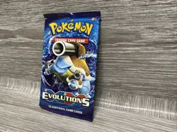 Pokemon TCG XY Evolutions Booster Pack - Factory Sealed - Blastoise Artwork 2016 - Image 3