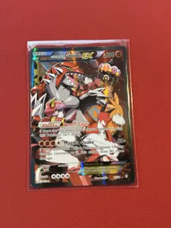 Pokemon TCG Team Magma's Groudon EX 15/34 Double Crisis Holo Rare Slight Crease - Image 1