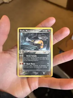 Pokemon DARK MAROWAK 7/109 Team Rocket Returns - RARE - HEAVY PLAY - Image 1