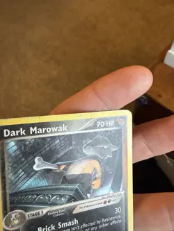 Pokemon DARK MAROWAK 7/109 Team Rocket Returns - RARE - HEAVY PLAY - Image 2