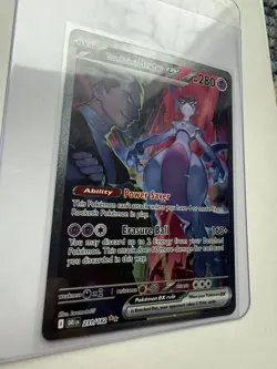 Pokemon TCG Team Rockets Mewtwo ex SIR Destined Rivals English 231/182 MINT - Image 4