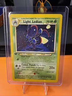 Pokemon TCG Light Ledian 24/105 Neo Destiny 1st Edition MP Free Shipping! - Image 1