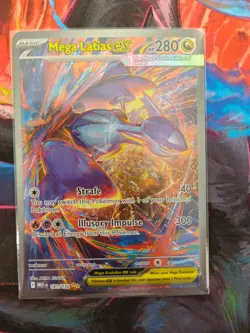 Pokemon TCG Mega Evolution Mega Latias EX Special Illustration Rare 181/132 NM - Image 1