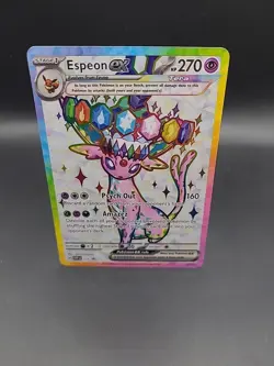 Pokemon TCG Espeon ex SVP 175 Black Star Promo - Image 1