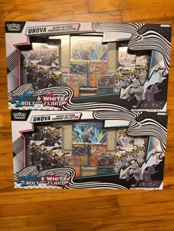 Pokemon Black Bolt White Flare Unova Heavy Hitters Premium Collection *Lot of 2* - Image 1