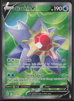 Starmie V Full Art 166/189 Pokemon Astral Radiance - Image 1