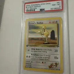 Pokemon TCG Blaine's Doduo Gym Challenge #61 1st Edition PSA 8 - Image 3