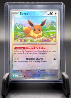 POKEMON TCG EEVEE 074/131 MASTER BALL REVERSE HOLO PRISMATIC EVOLUTIONS - Image 1