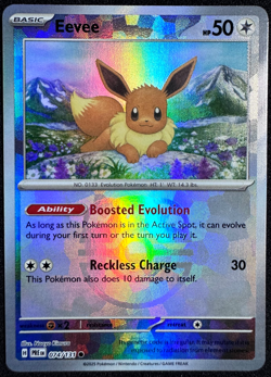 POKEMON TCG EEVEE 074/131 MASTER BALL REVERSE HOLO PRISMATIC EVOLUTIONS - Image 3