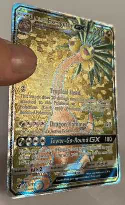 Pokemon TCG Alolan Exeggutor GX 107/111 Crimson Invasion Full Art Ultra Rare NM - Image 2