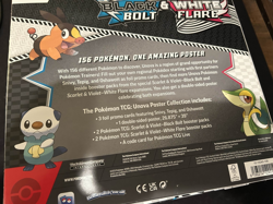 POKEMON SV10.5 BLACK BOLT WHITE FLARE POSTER COLLECTION BOX SEALED - Image 2
