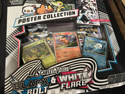 POKEMON SV10.5 BLACK BOLT WHITE FLARE POSTER COLLECTION BOX SEALED - Image 3