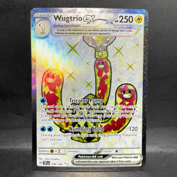 2024 POKEMON TEMPORAL FORCES WUGTRIO EX 190/162 ULTRA RARE - Image 1