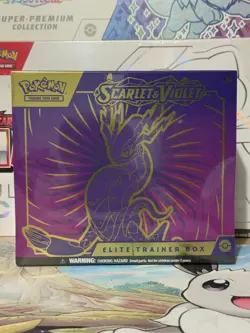 Pokemon TCG - Scarlet and Violet Base Set Elite Trainer Box - Miraidon - Sealed - Image 1