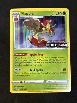 Flapple - (Prerelease) SWSH022 Sword & Shield Black Star Promo Holo Pokemon - Image 1